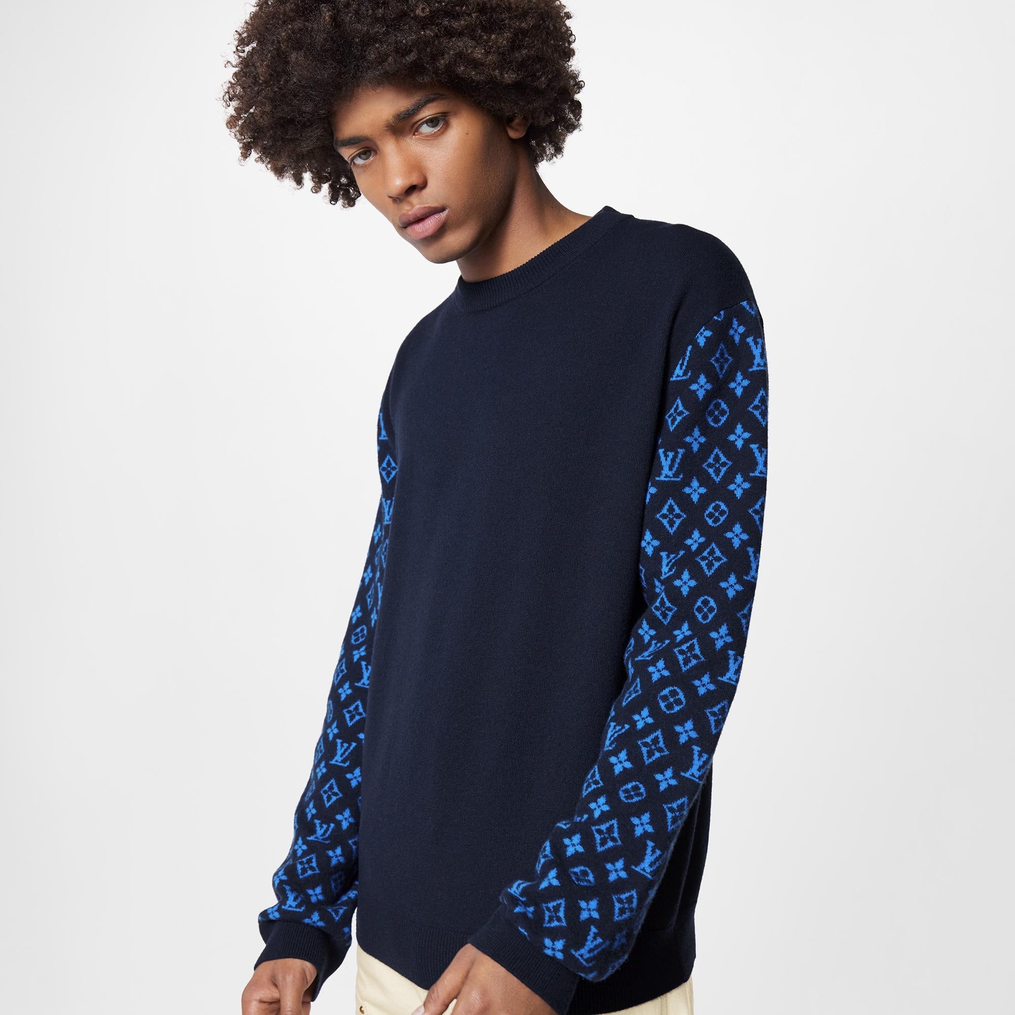 Monogram Mix Cashmere Crewneck ReadytoWear LOUIS VUITTON